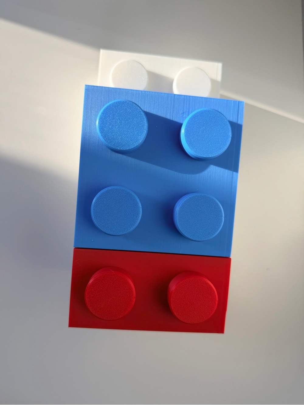 Modular LEGO Style Desk Organizer Drawers Color Block Storage Set - Picture 5 of 9